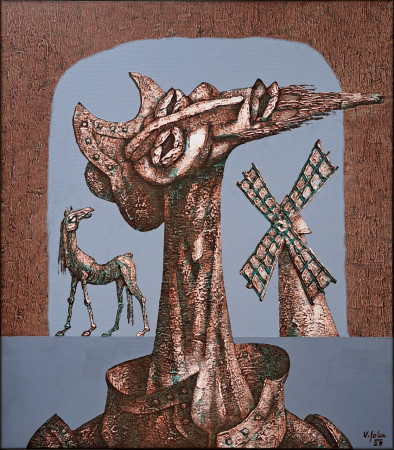 Blues de la Mancha - akryl, 80x70